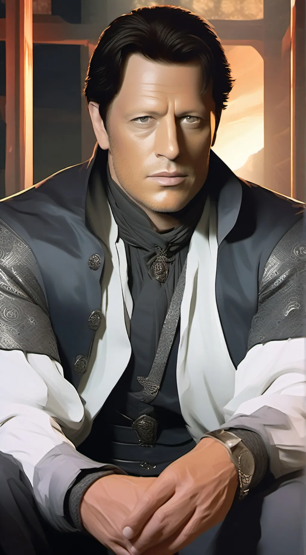 ai character: Costas  background