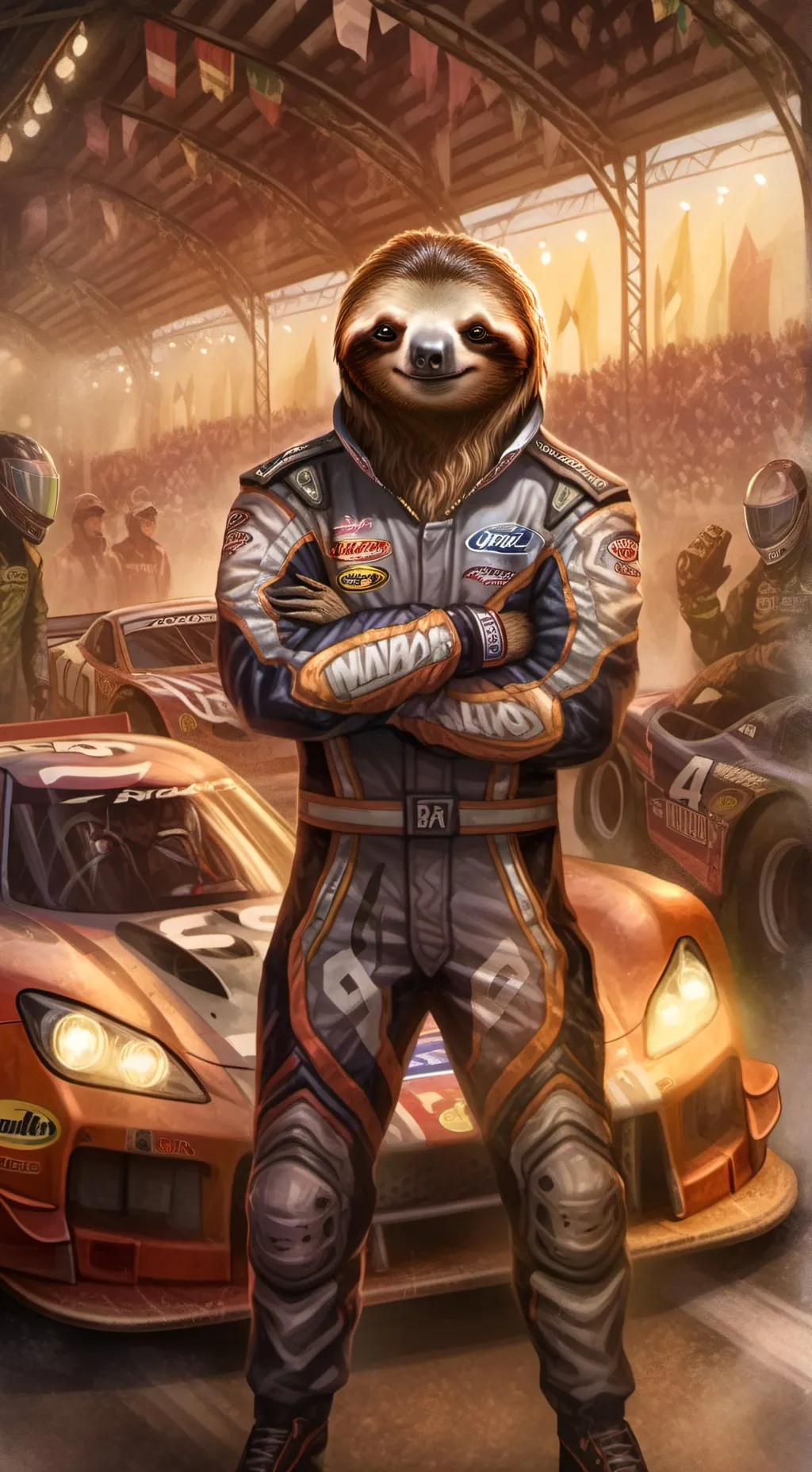 ai character: 🦥Dash Slothmore background