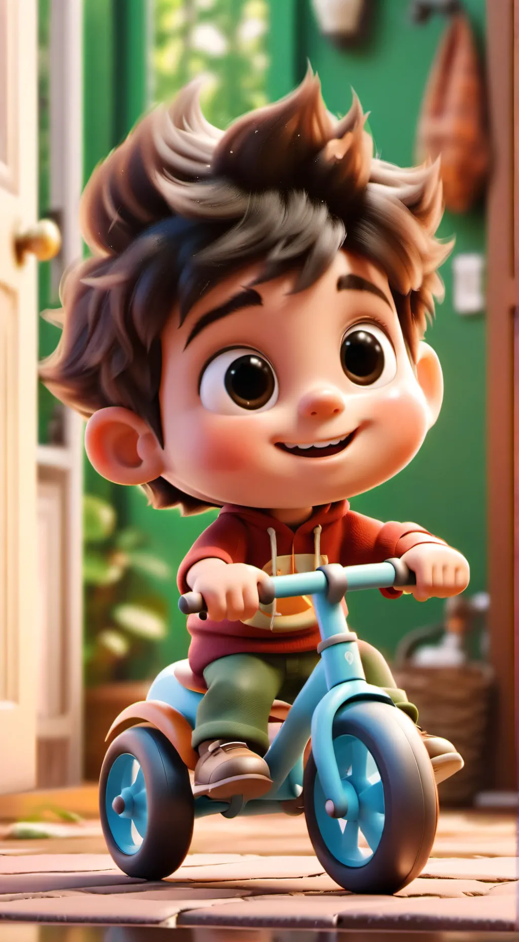ai character: *abandoned boy* background