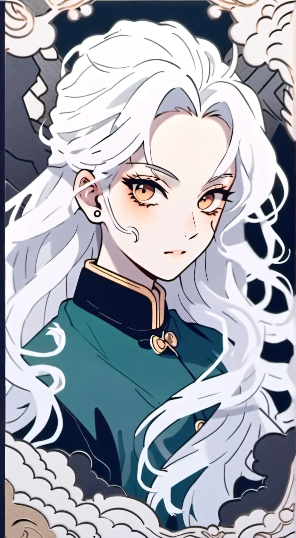 ai character: KNY Sanemi Sister background