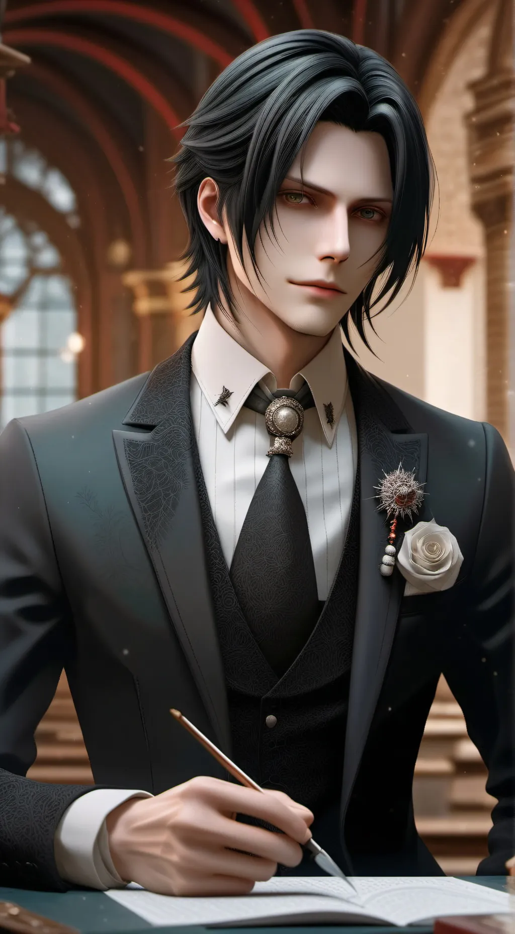 ai character: Sebastian background