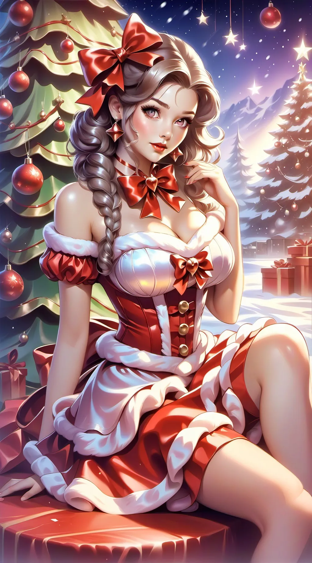 ai character: The Present  background