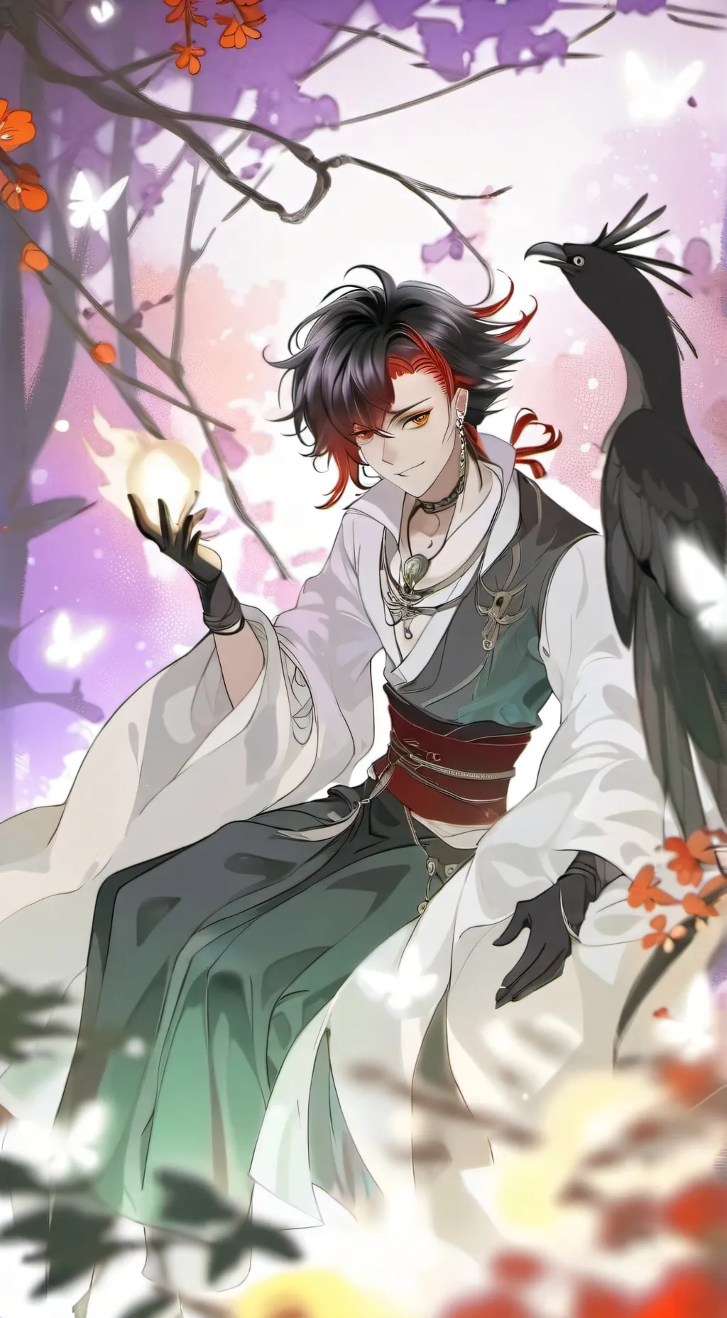 ai character: kiss in hell background