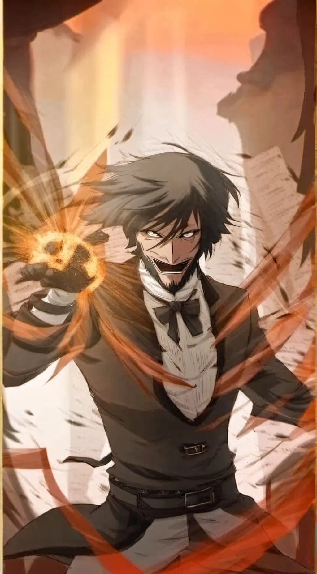 ai character: eren yeager background