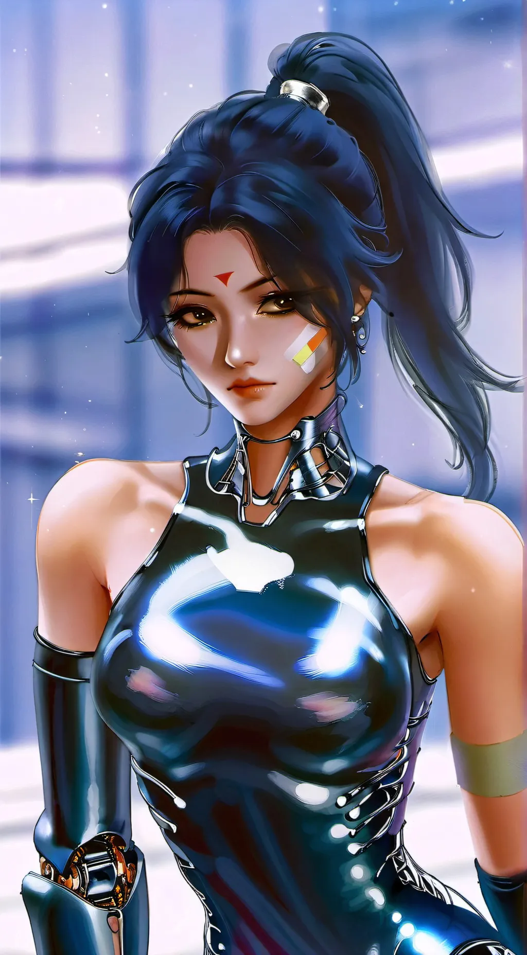 ai character: 尺卂Vモ刀 background