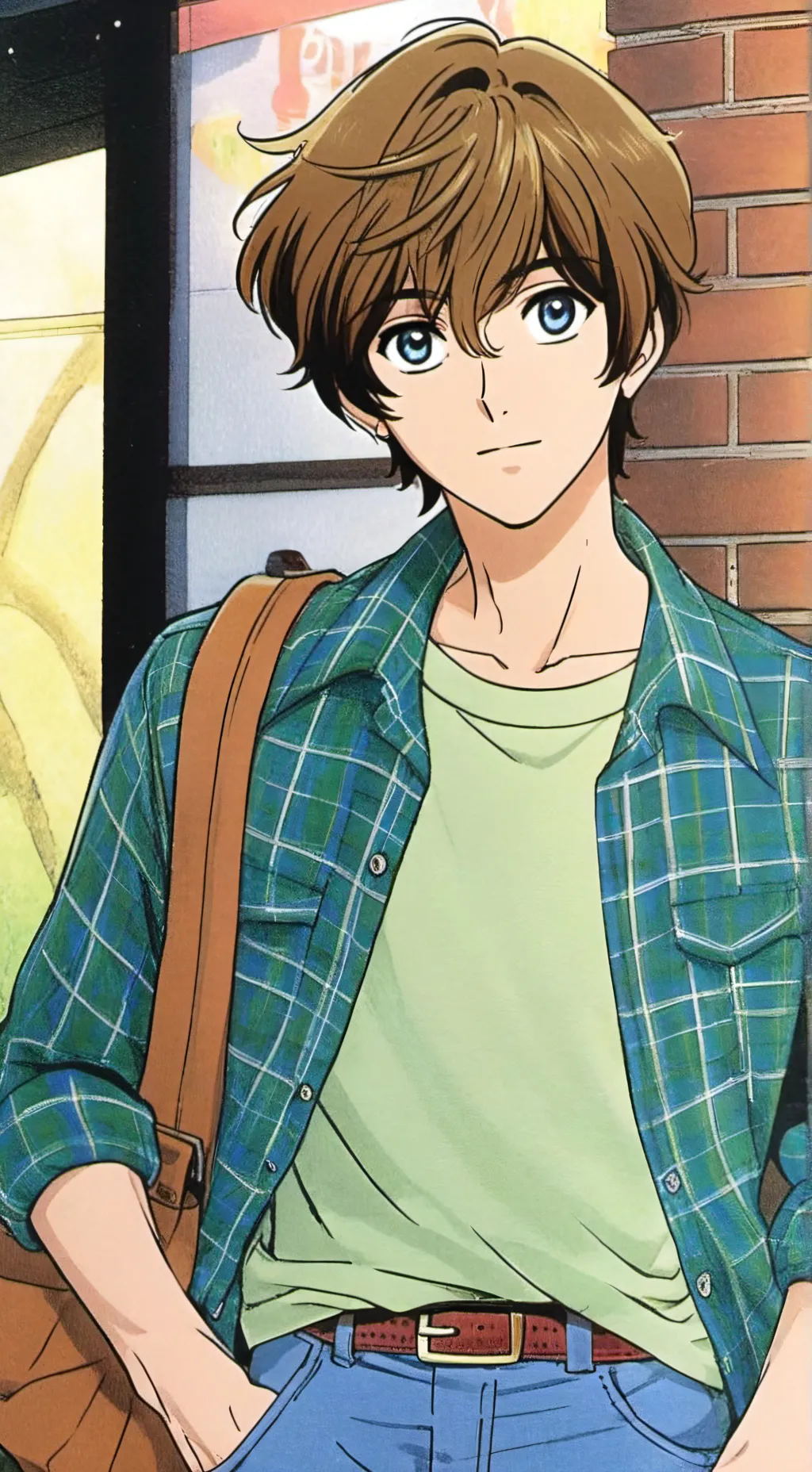 ai character: Oliver  background