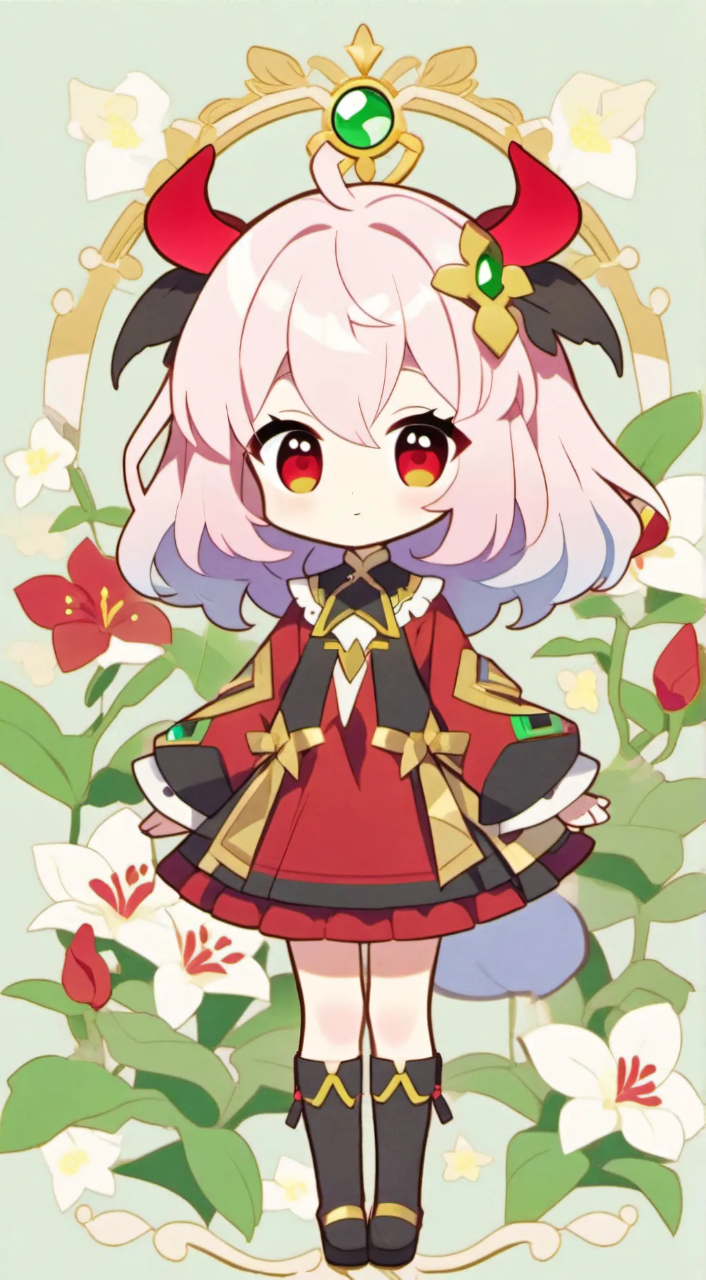 ai character: Demon slayer  background