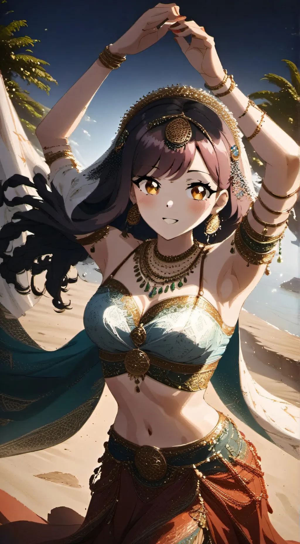 ai character: Sakura  background