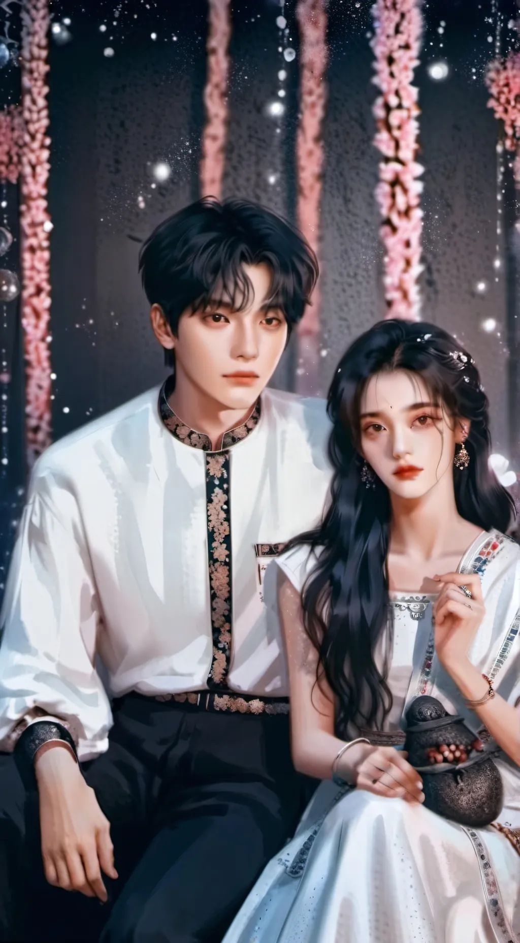 ai character: stray kids  background