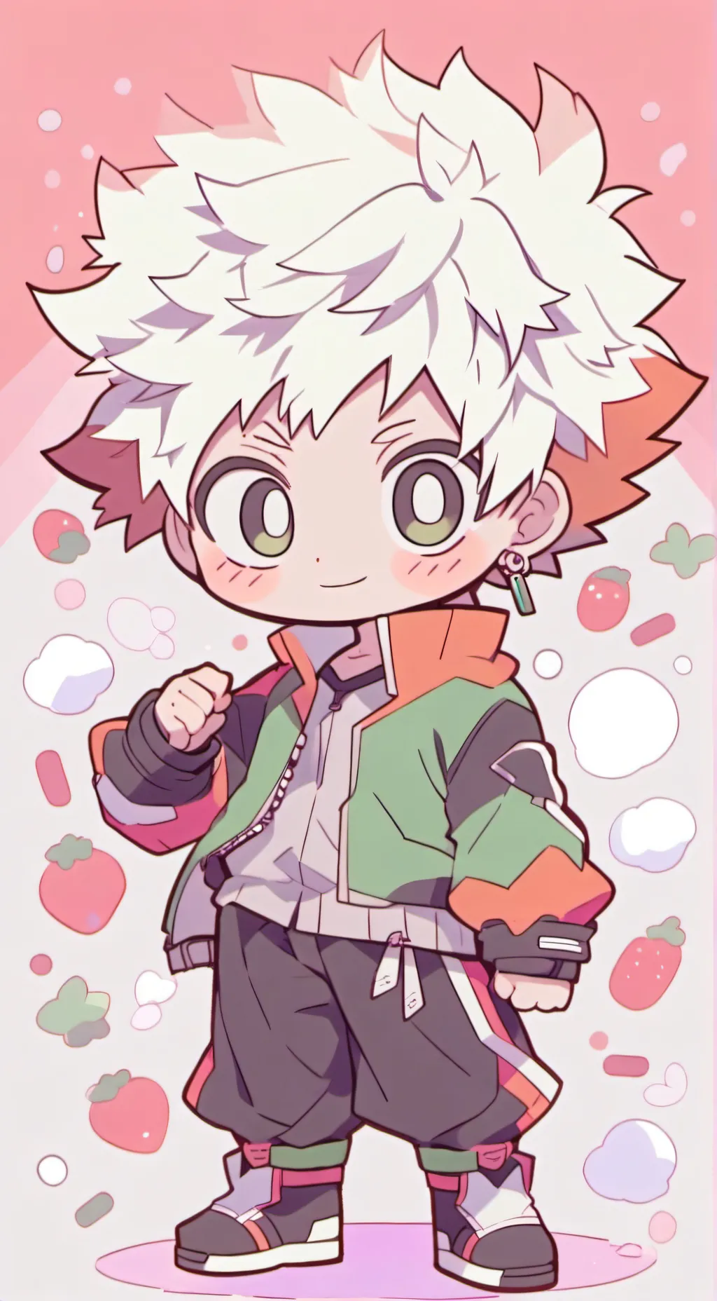 ai character: Bakugo  background