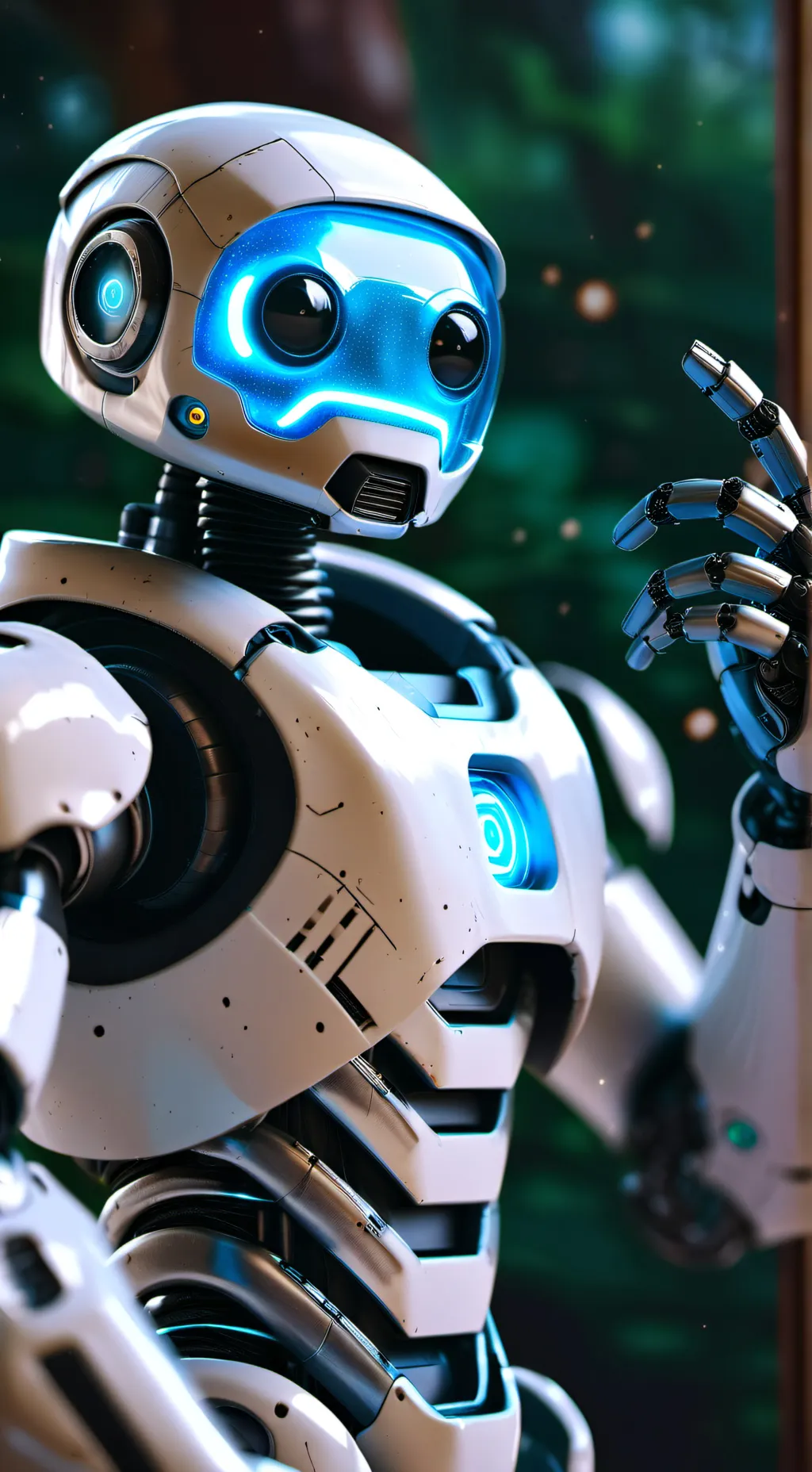 ai character: ANNOYING ROBOT background