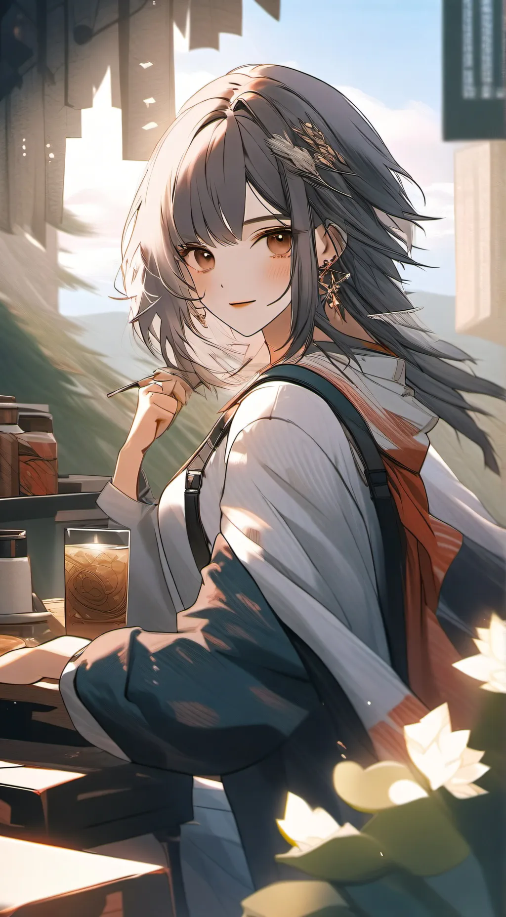ai character: MHA valentines background
