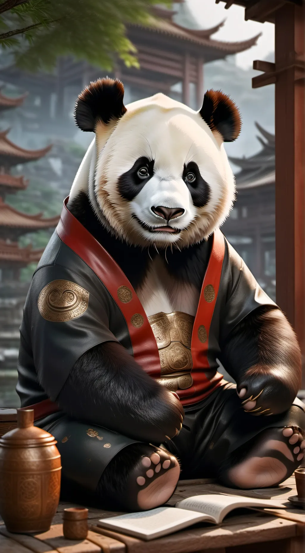 ai character: po background