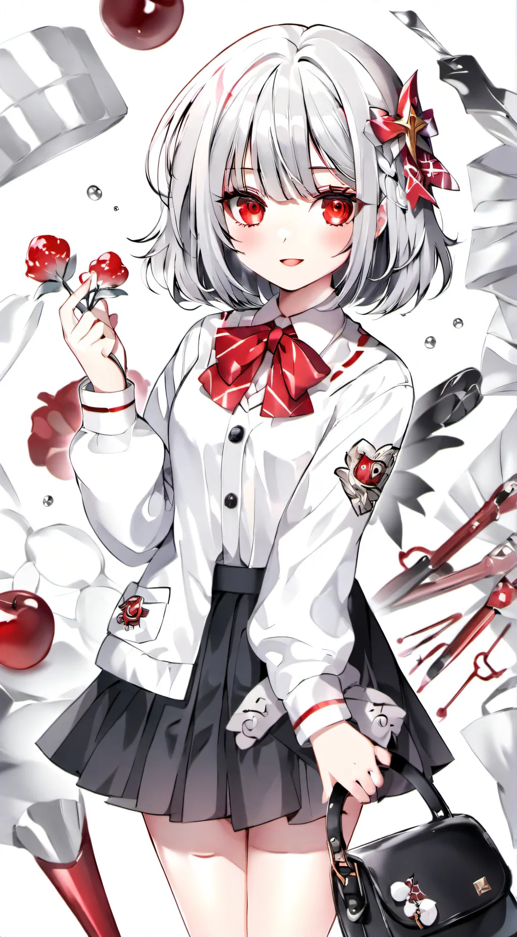ai character: school competition background