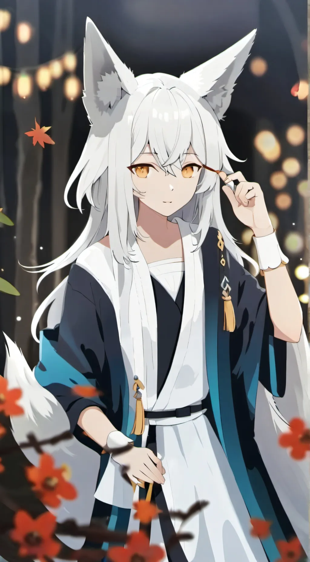 ai character: fox background