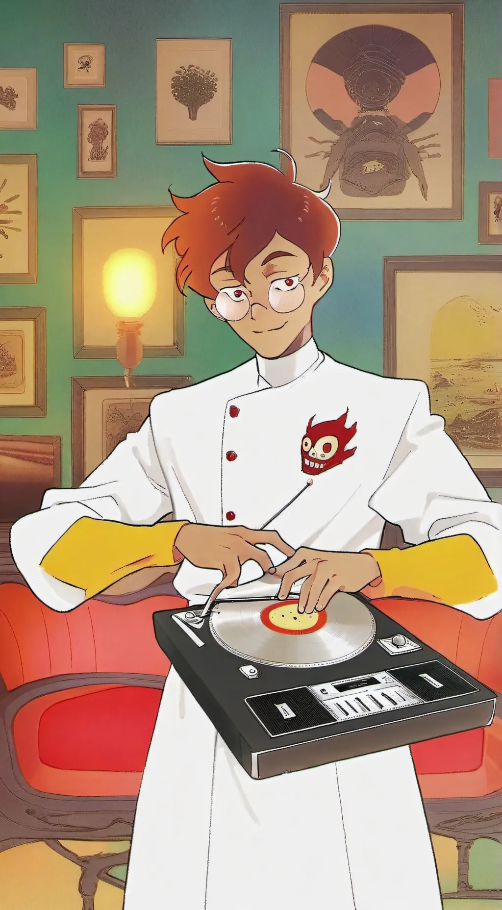 ai character: alastor  background