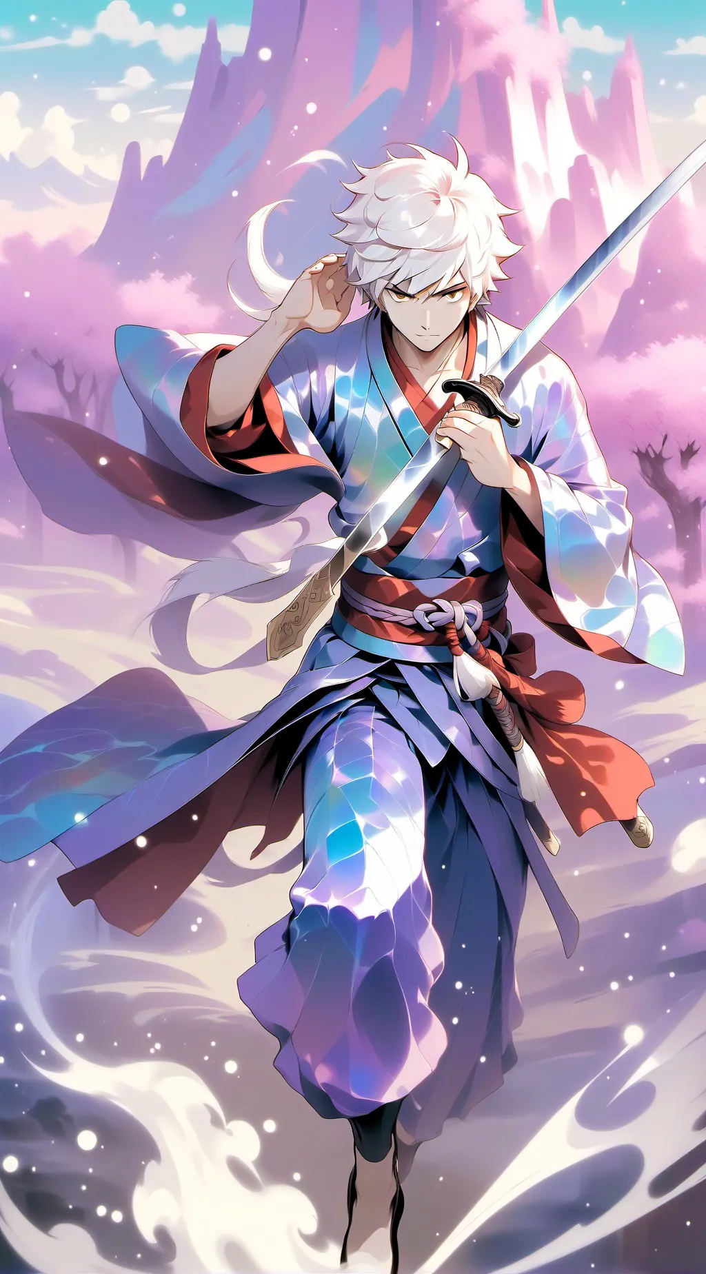 ai character: bakugo x kirishima background