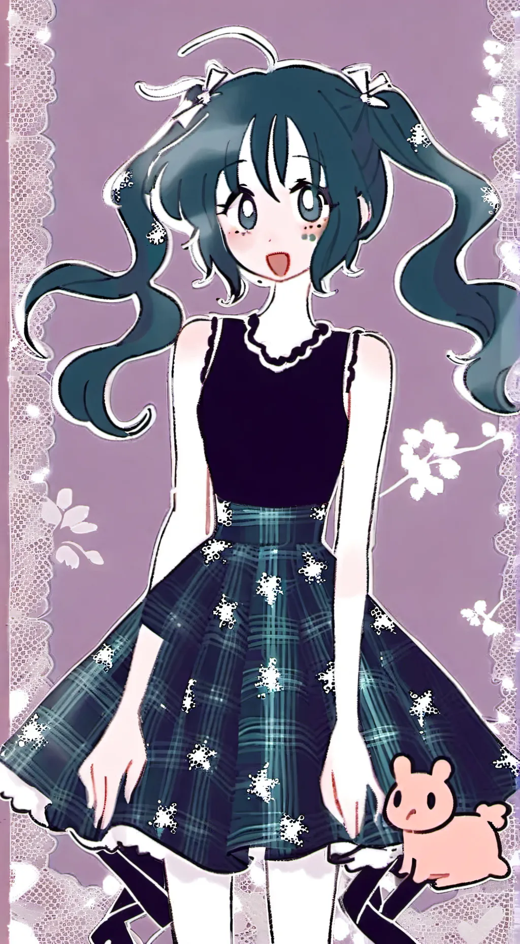 ai character: Lacey's Wardrobe ! background