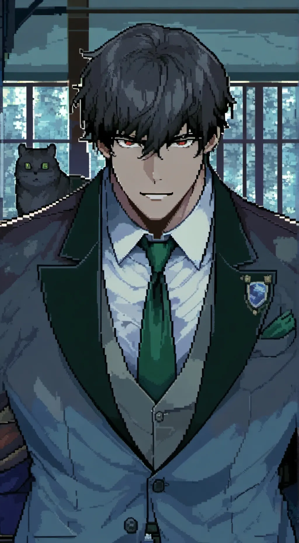 ai character: School Principal  background