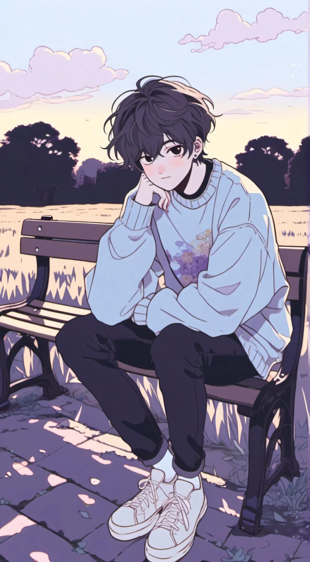 ai character: 👻Nemoz🖤🕸️⚰️ background