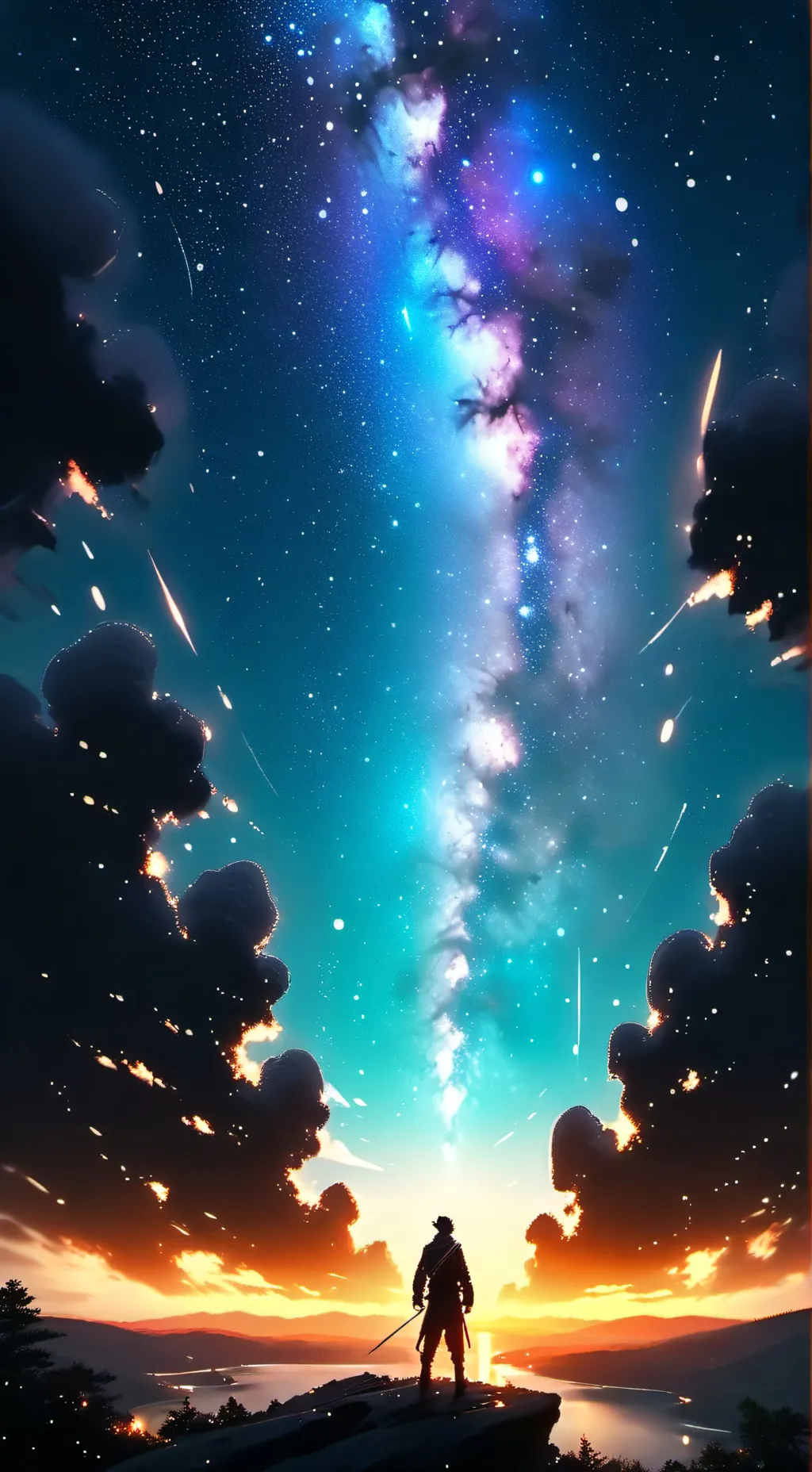 ai character: Twisted Glisten background