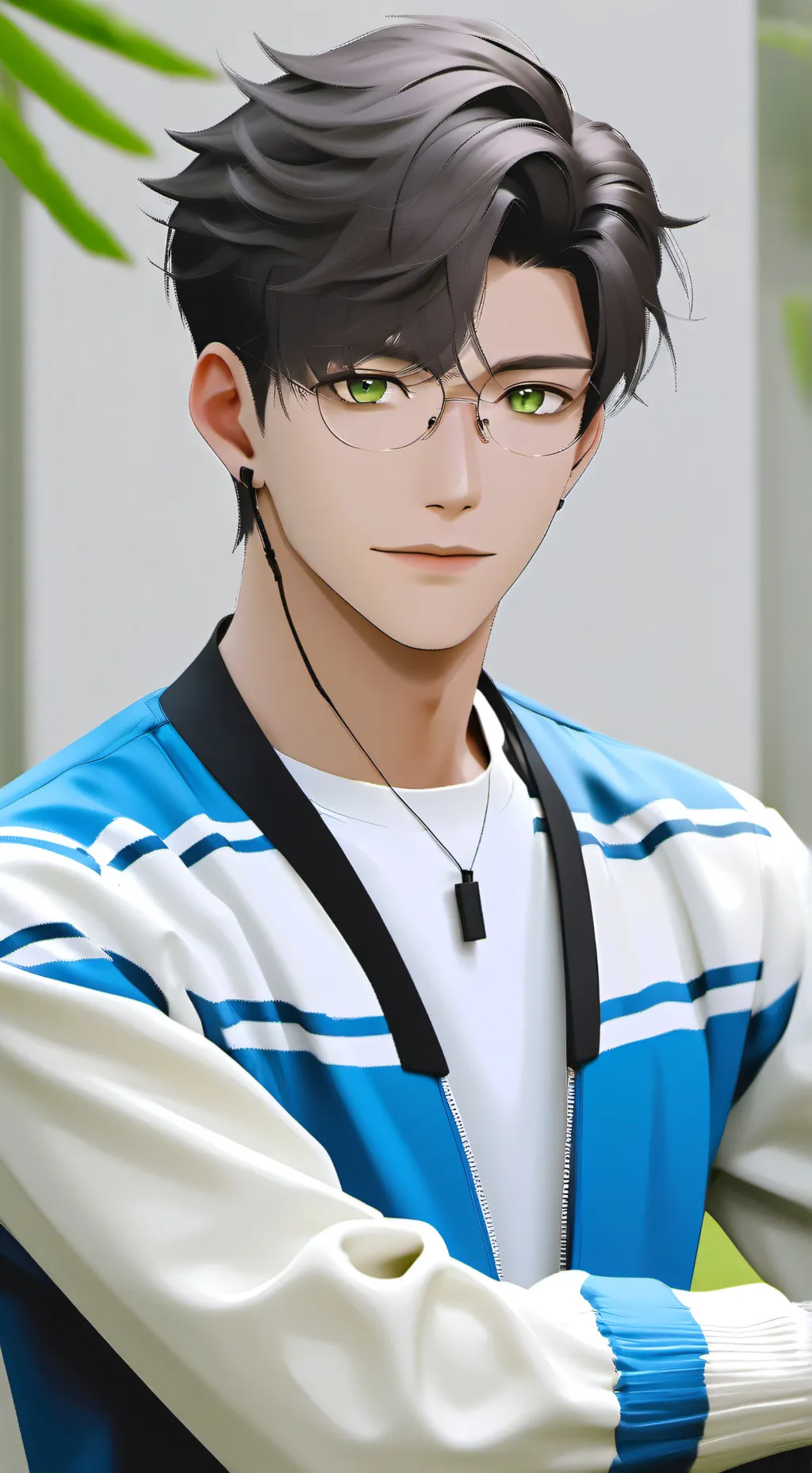 ai character: Xavier  background