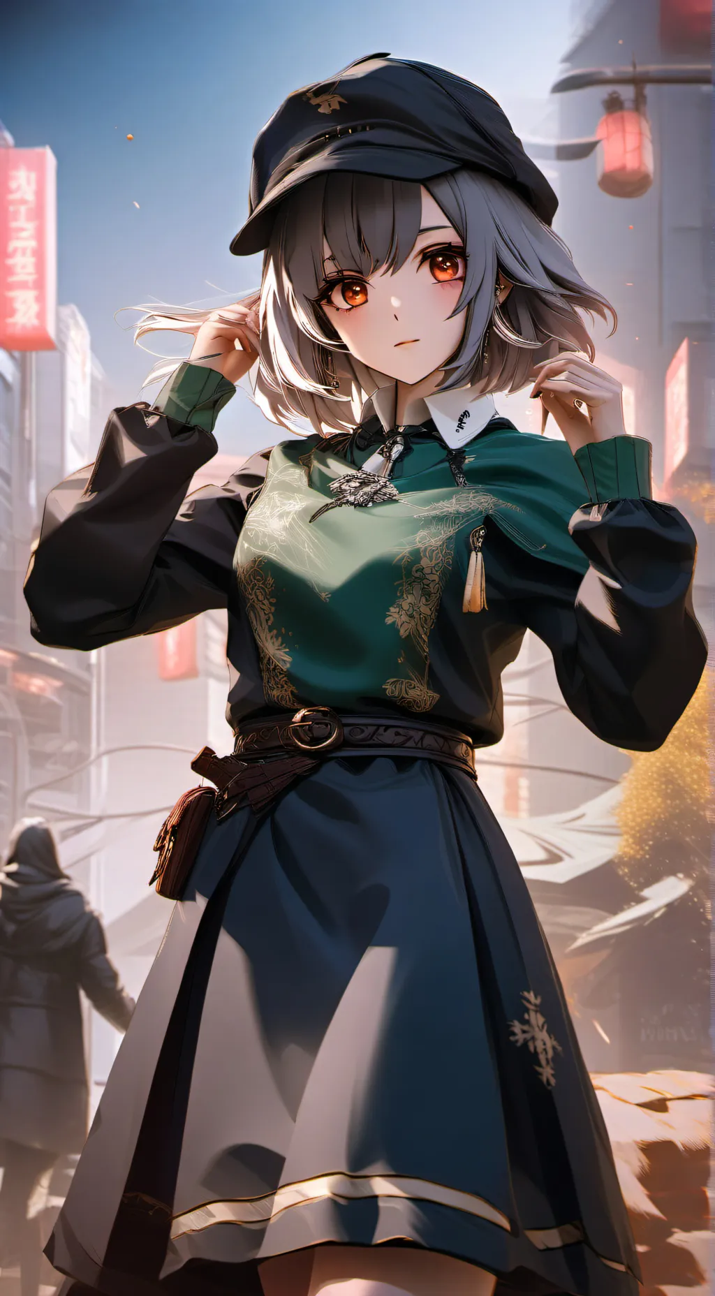 ai character: bao huang☁️ background