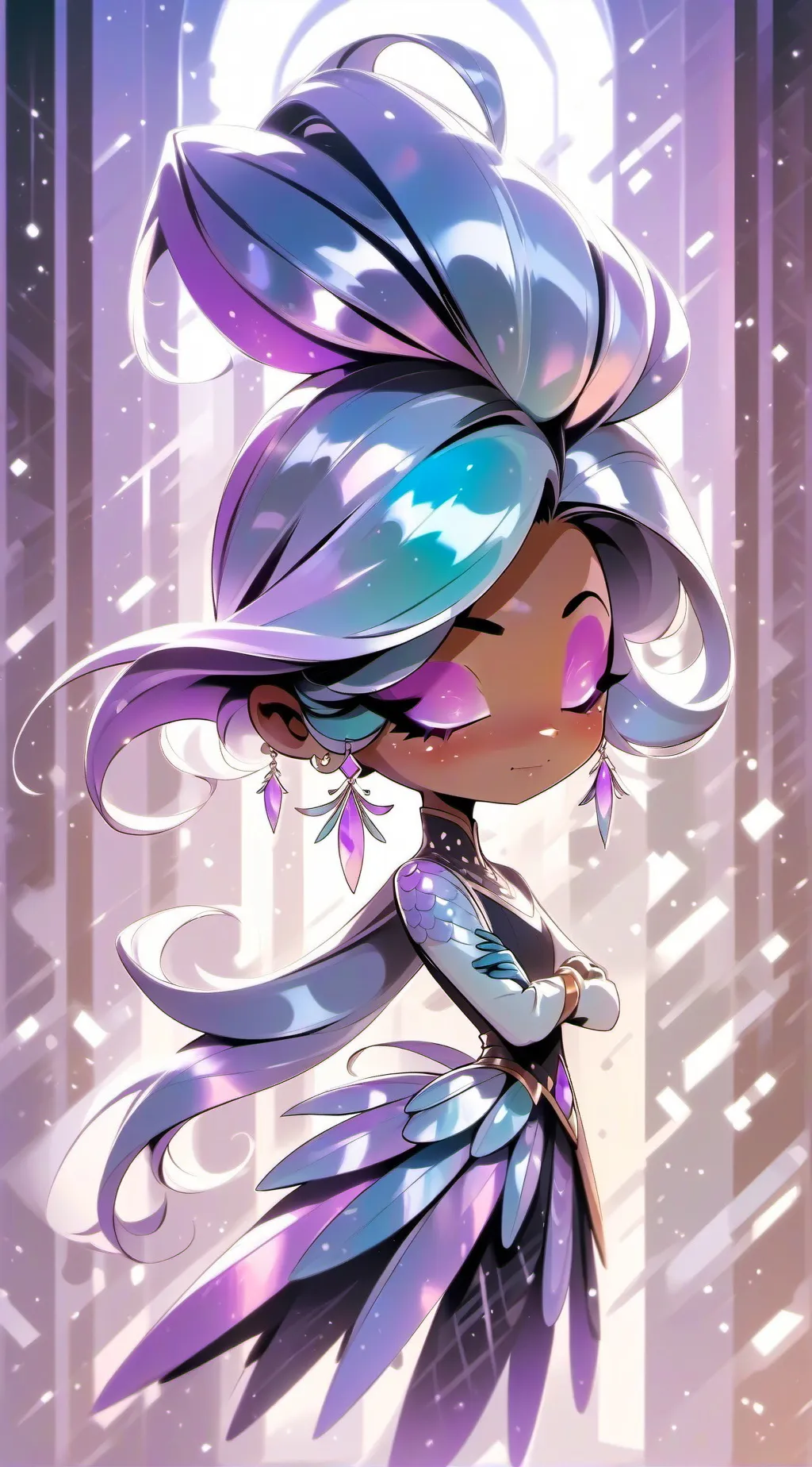 ai character: religious cosmo background