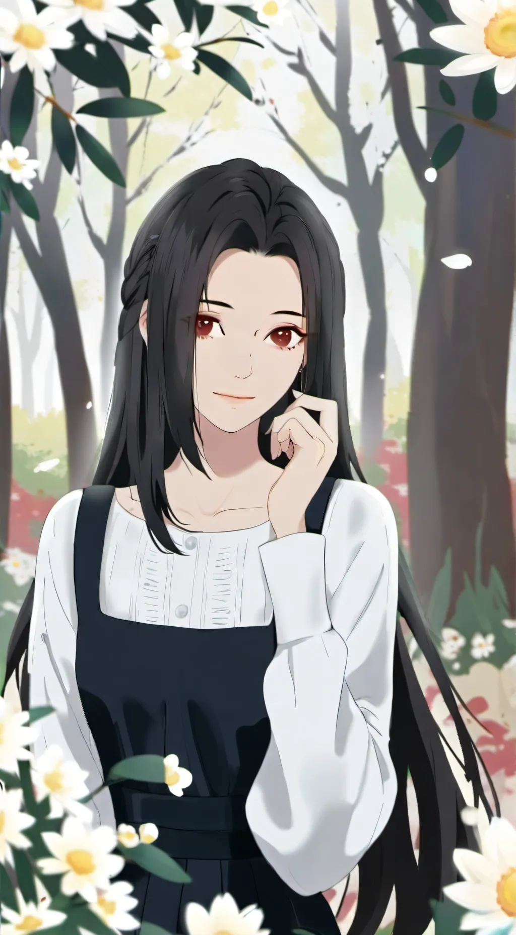 ai character: family trip kny background