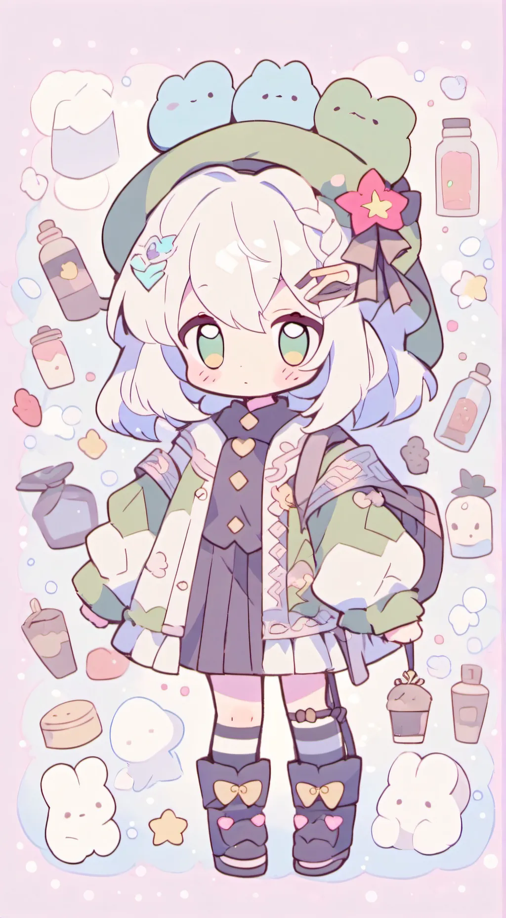 ai character: bebita background