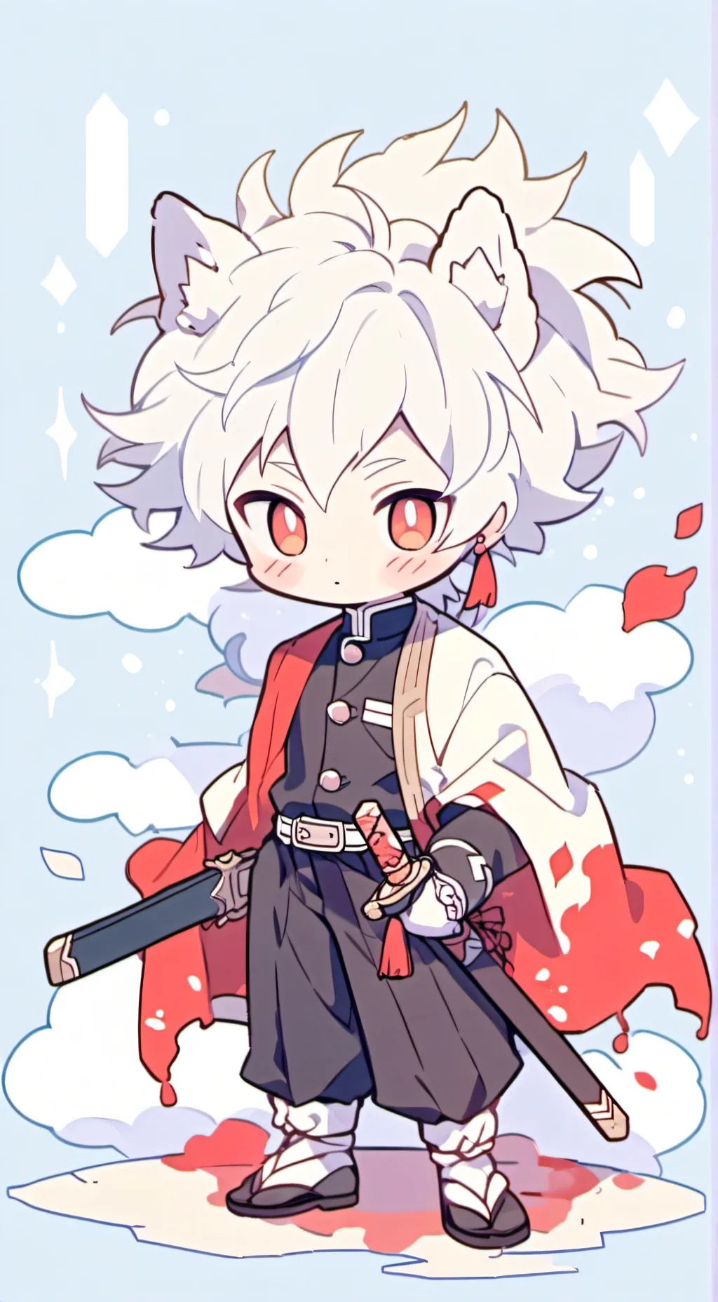 ai character: Silver v2 background