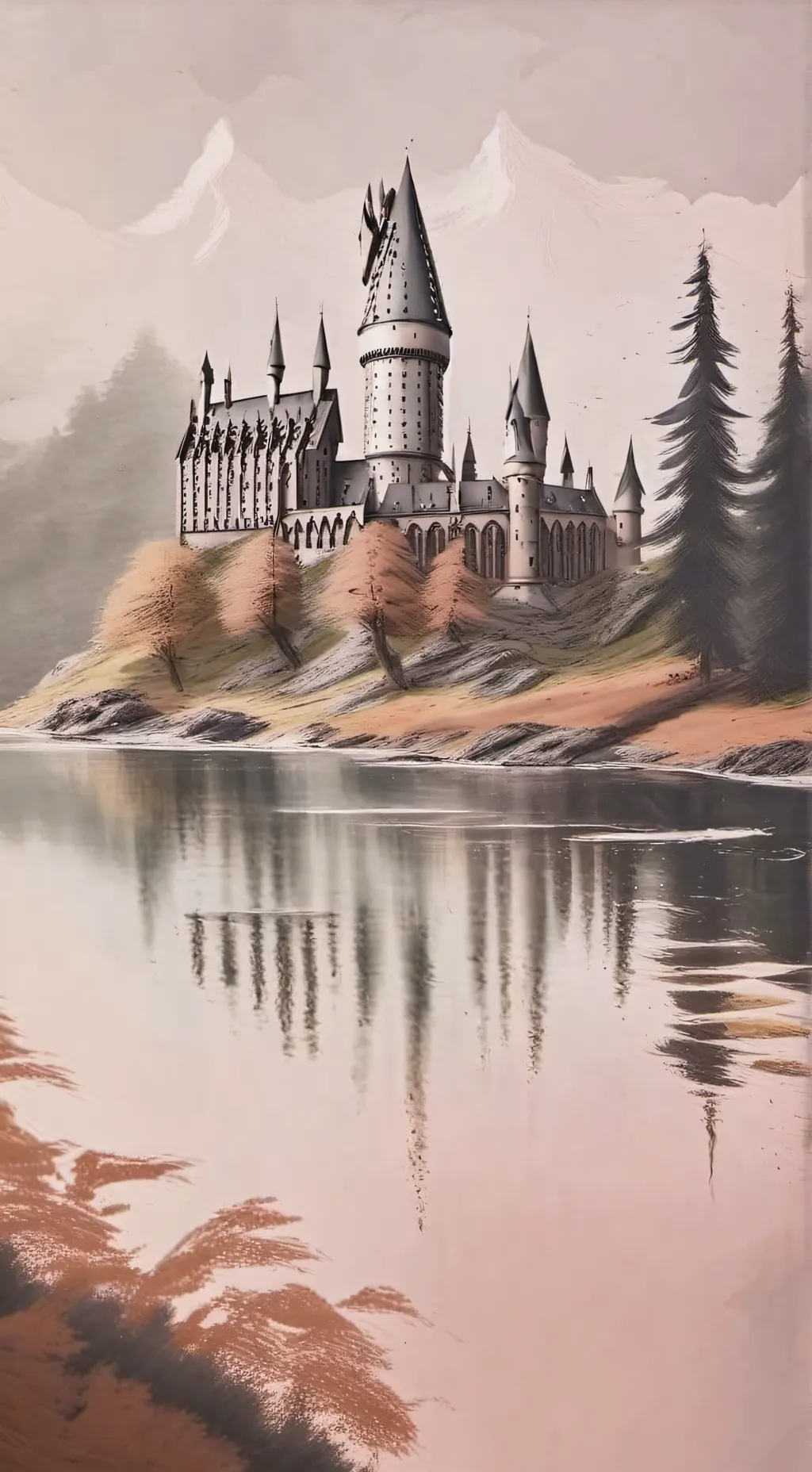 ai character: Hogwarts background