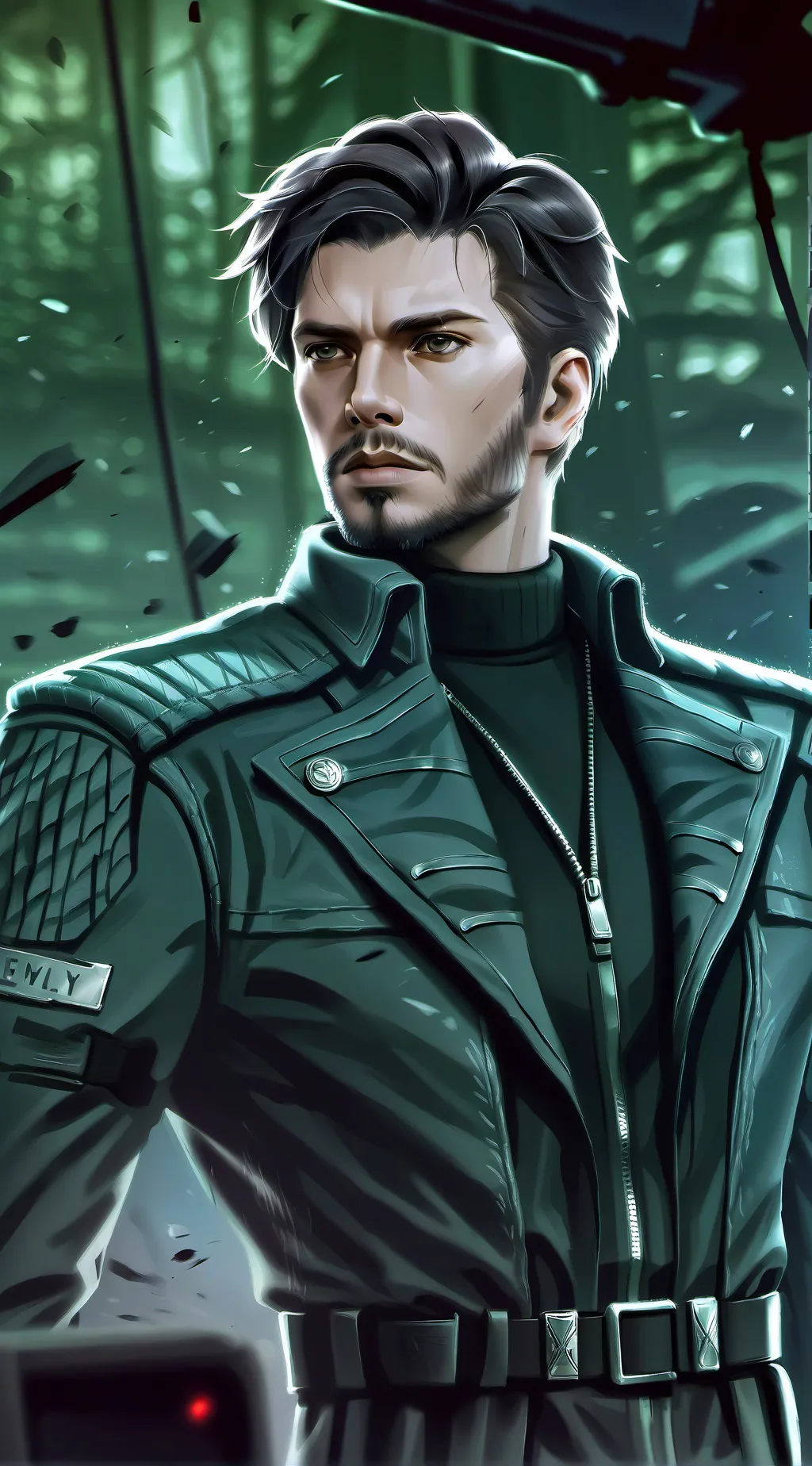 ai character: Bucky Barnes background