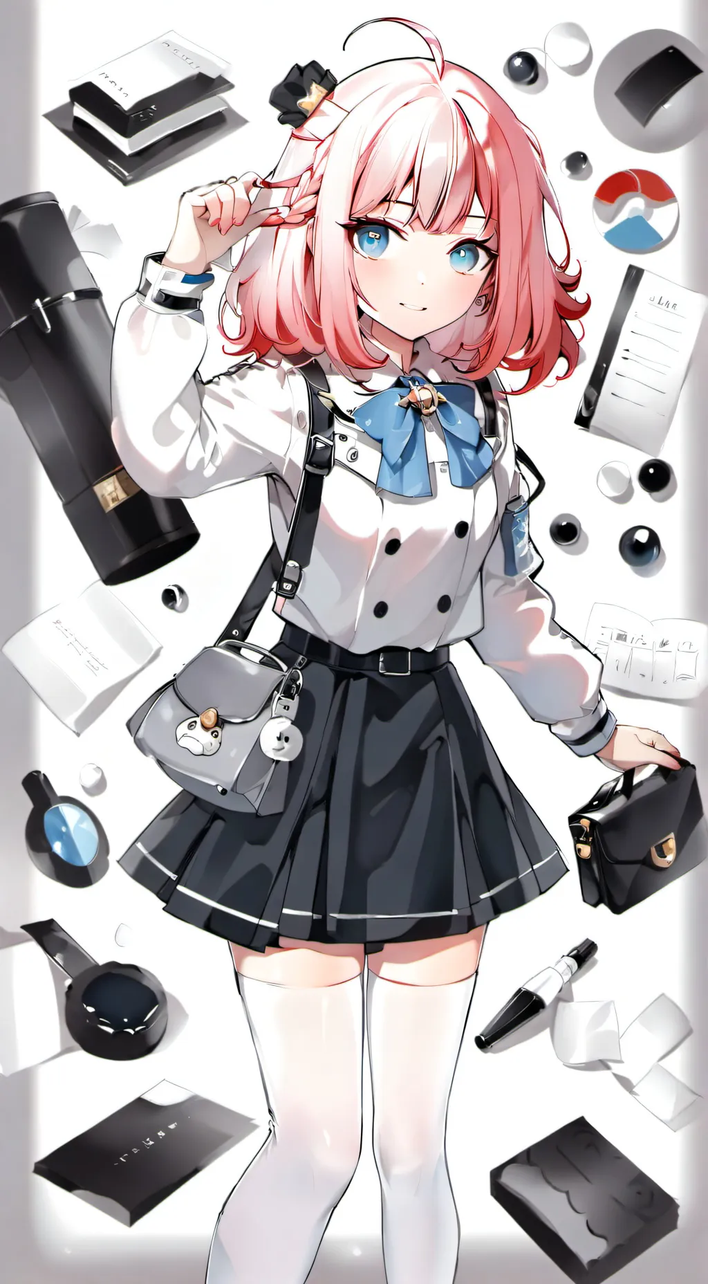 ai character: Mirai background
