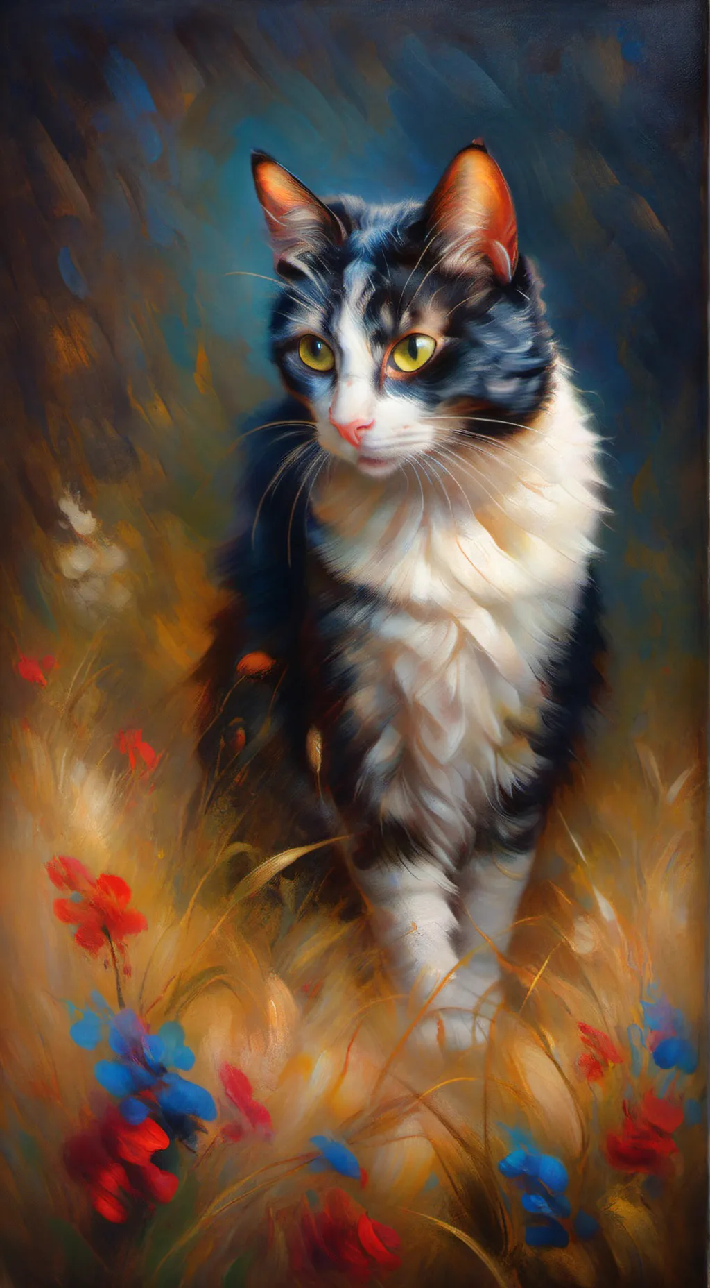 ai character: cat background