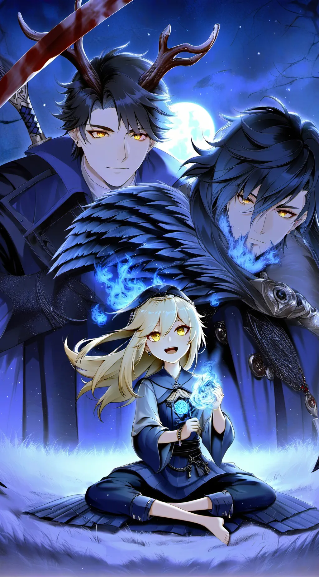 ai character: dainseleif,his bro background