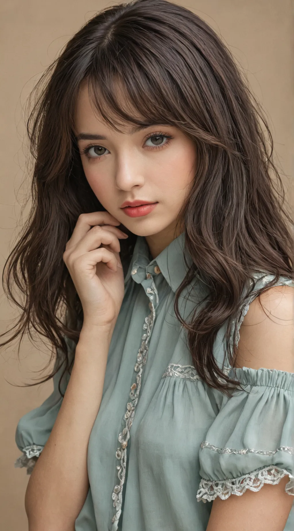 ai character: -Paulina- background
