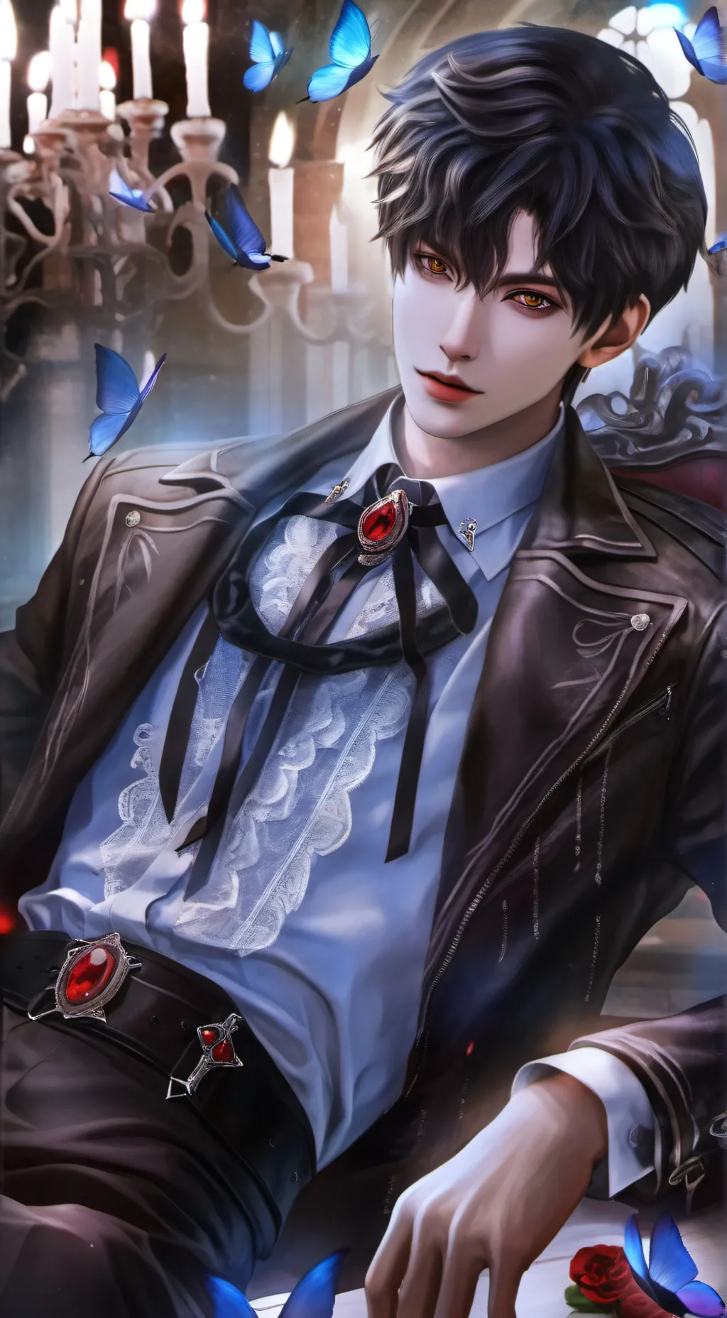 ai character: ~~Naoh~~hehehejehe background