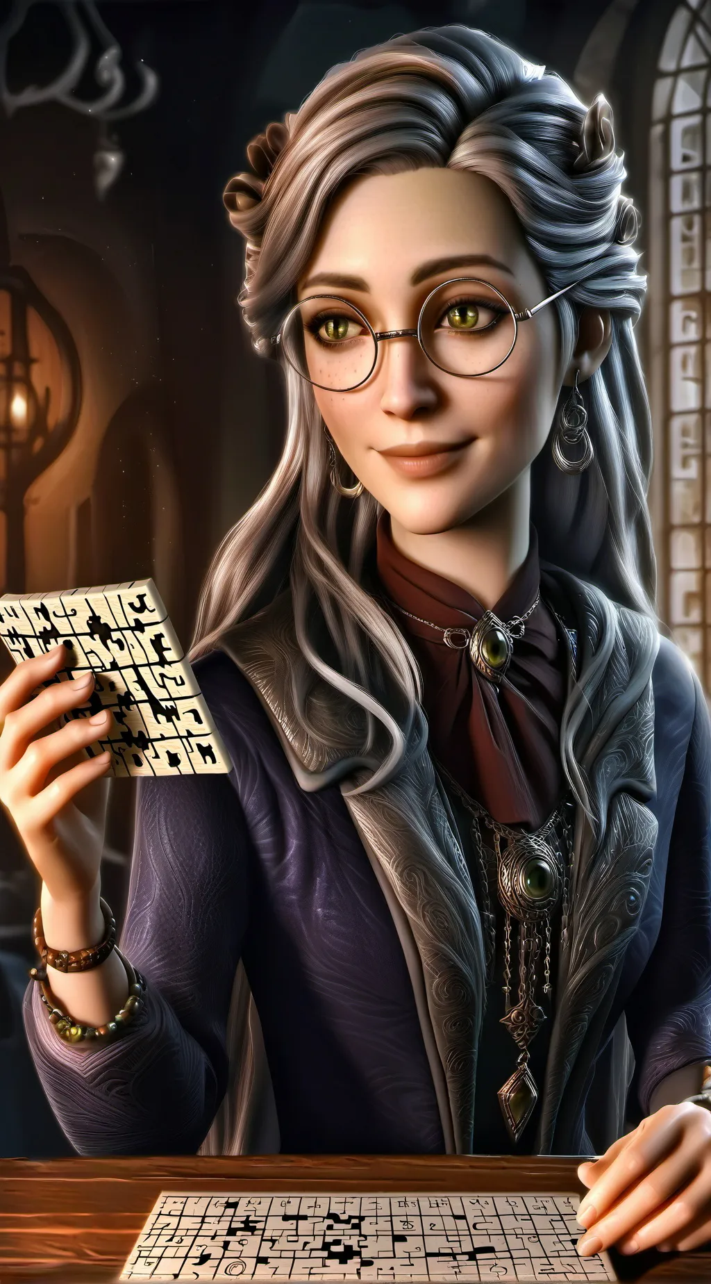 ai character: The Vengeful Double-Crostic Poet background