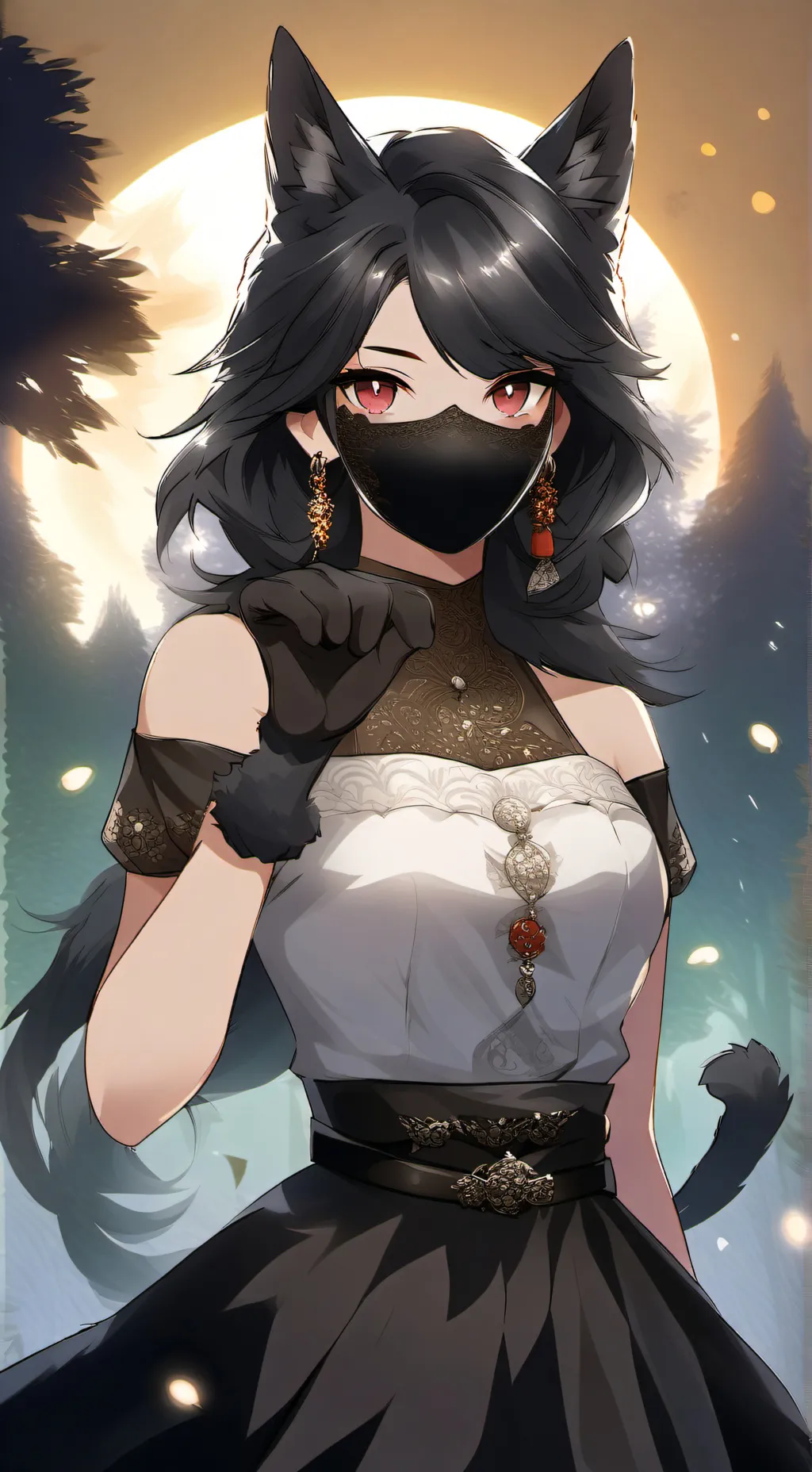 ai character: luna (therian) background