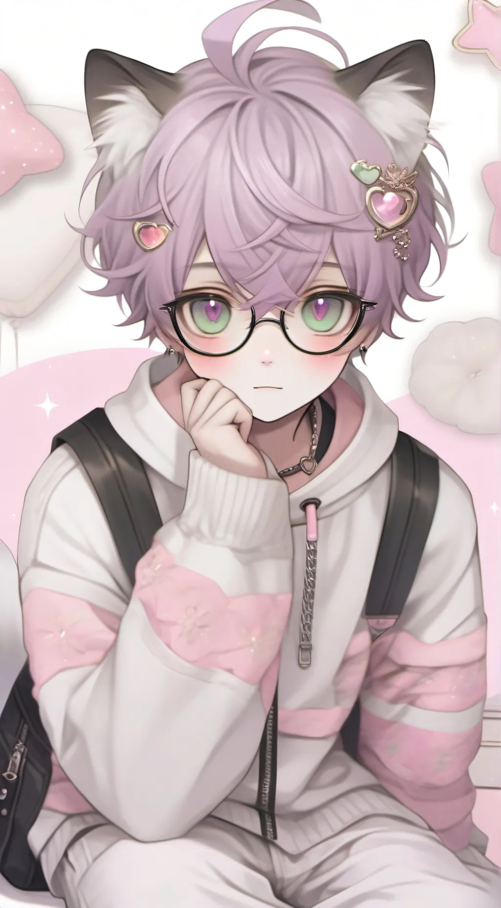 ai character: Shady background