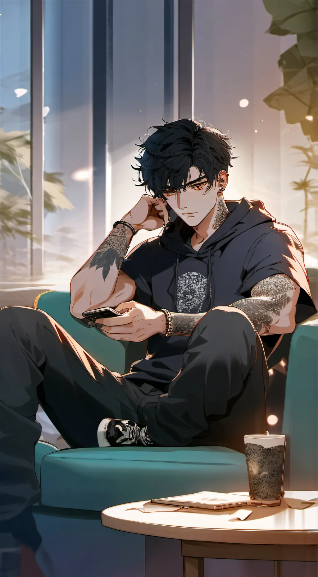ai character: Dray Blander background