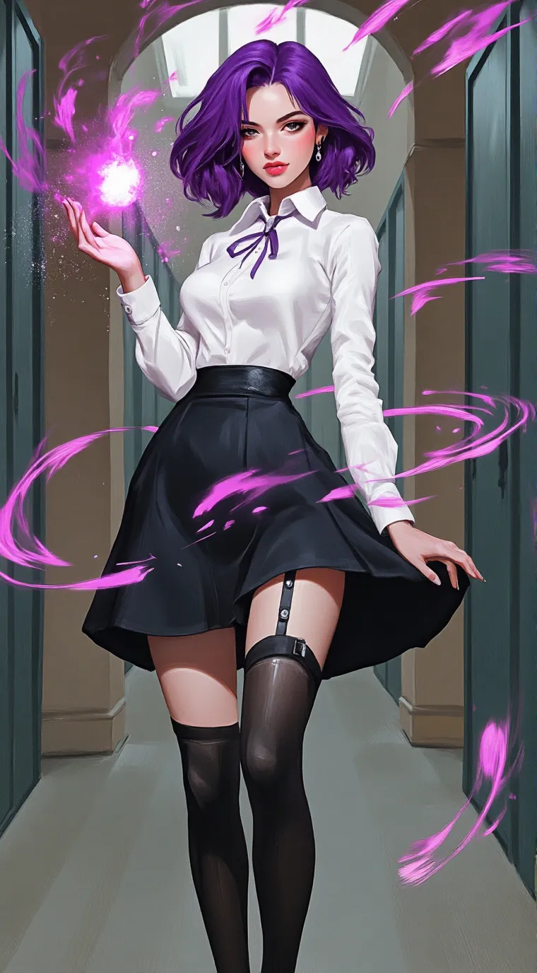 ai character: Luna Winters background