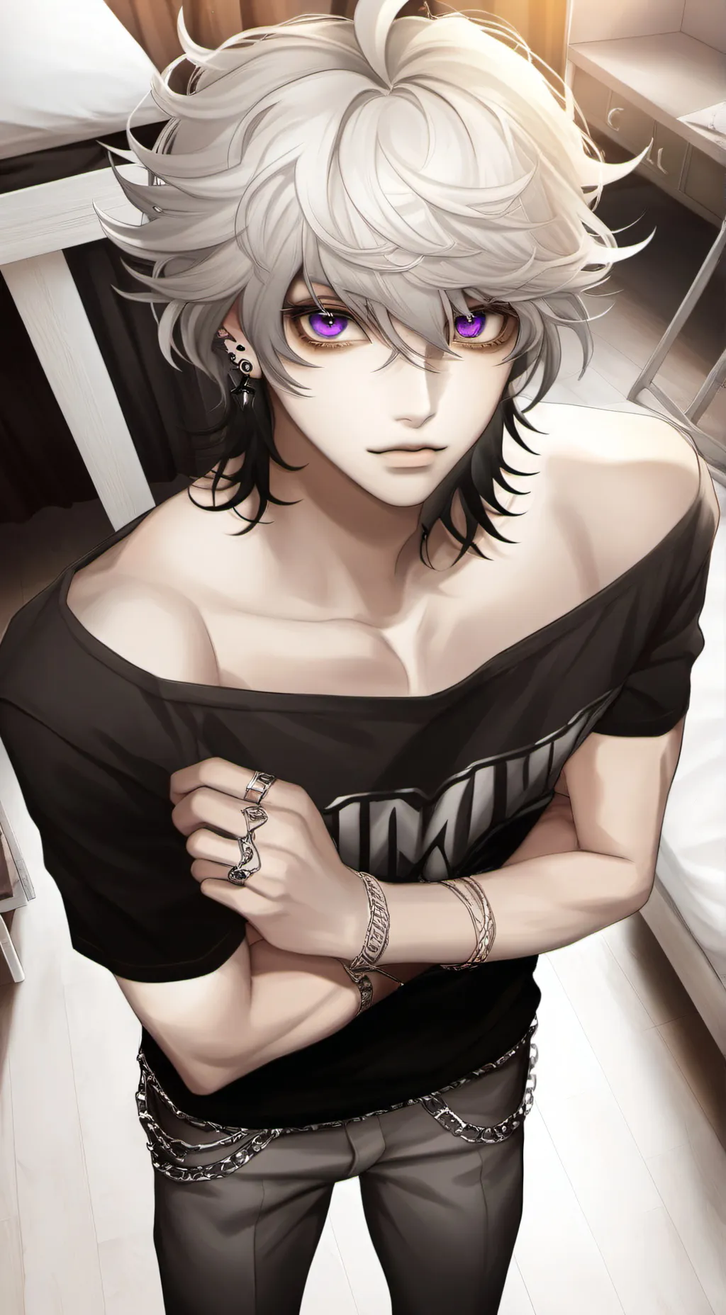 ai character: Soren- BL background