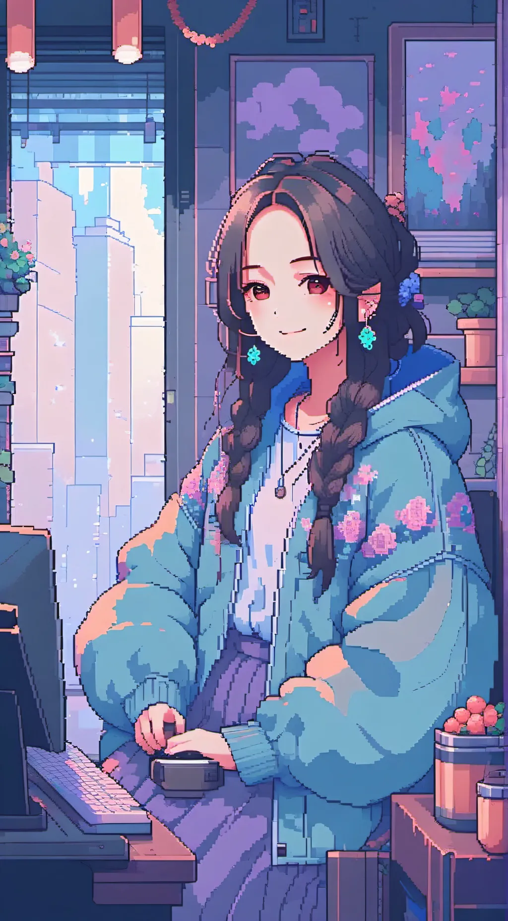 ai character: Chaeyoung 🫰 background