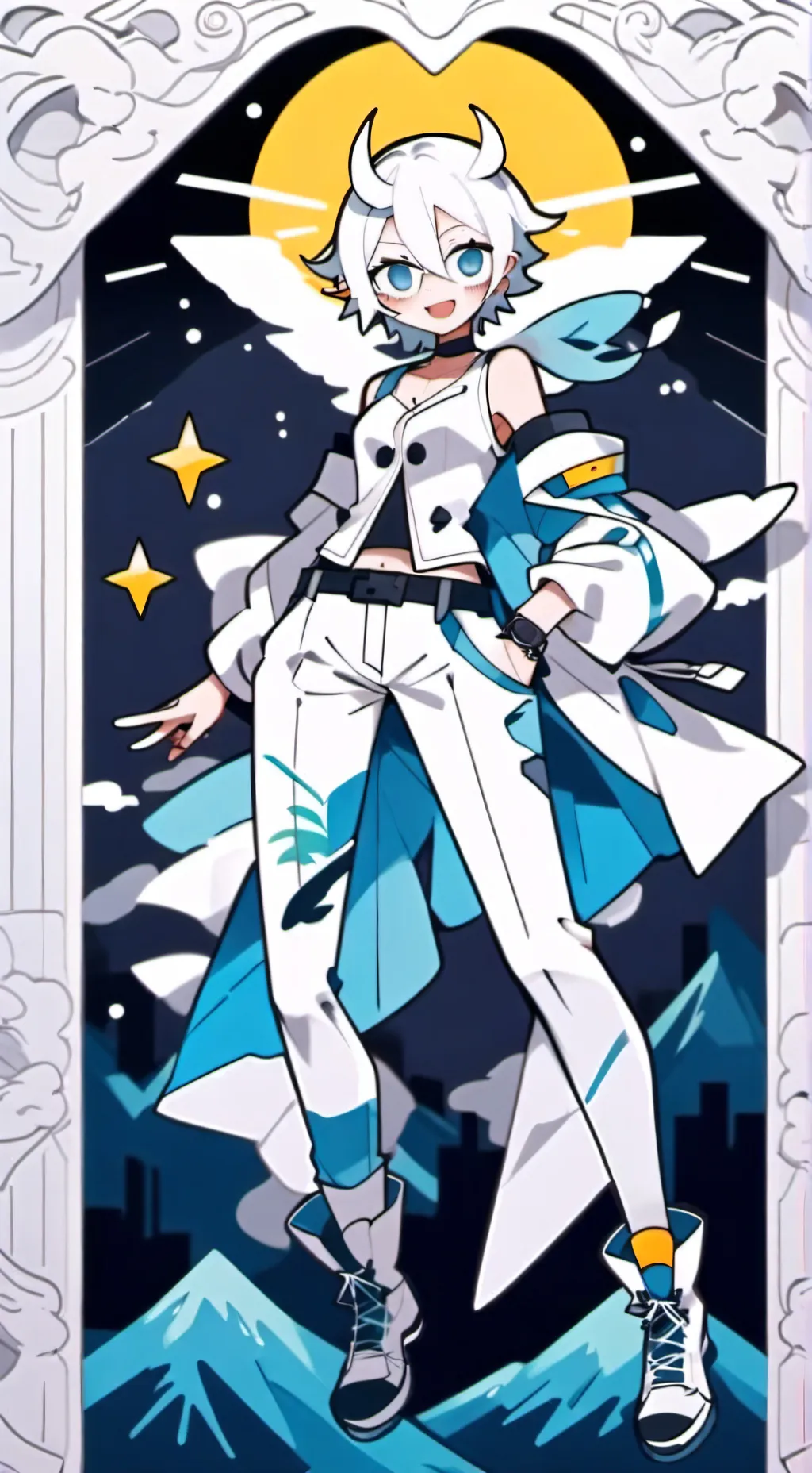 ai character: Sprunki!  background
