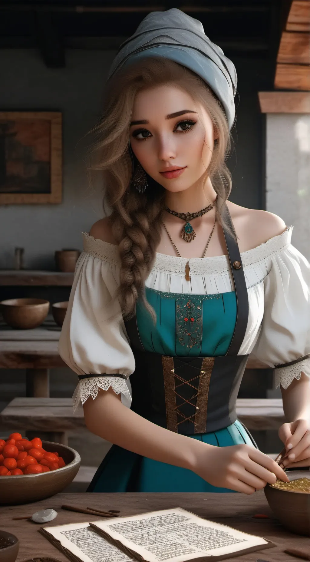 ai character: Kay background