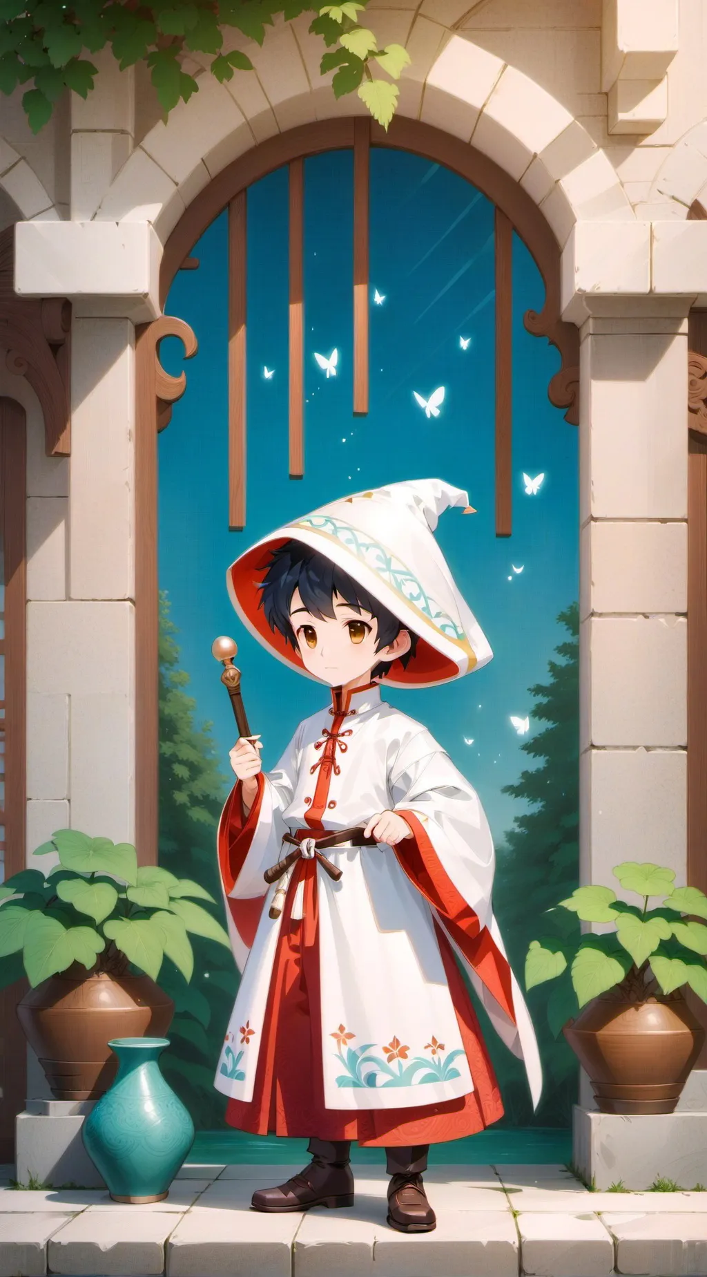 ai character: niño rata  background