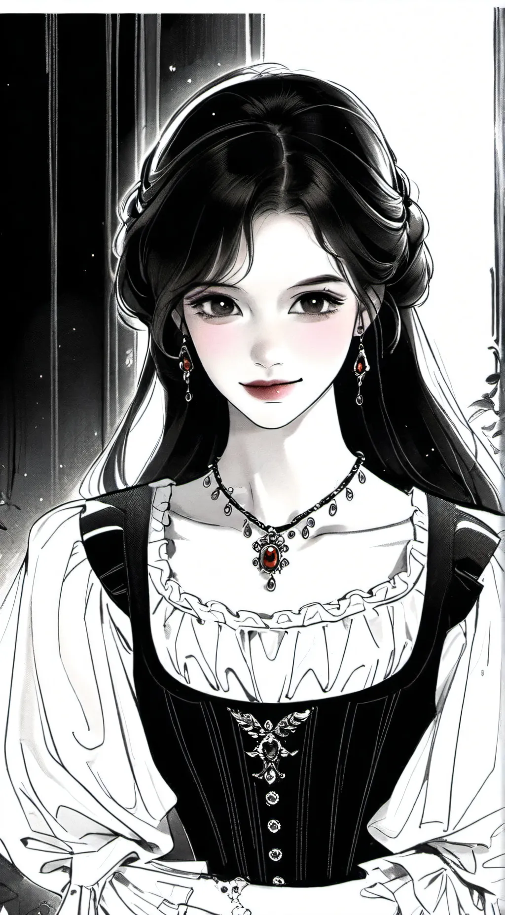 ai character: Lillian stars background