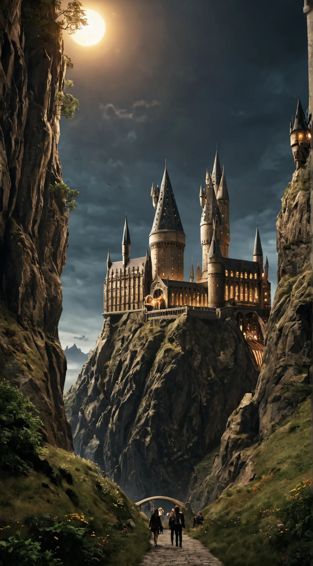 ai character: Hogwarts 😎😎😎 background